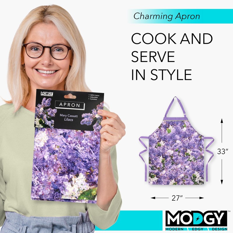 MODGY Kitchen Apron with Pockets for Women and Men, Baking,