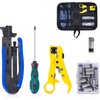 KOTTO Coax Cable Crimper Kit - Adjustable Compression Tool for
