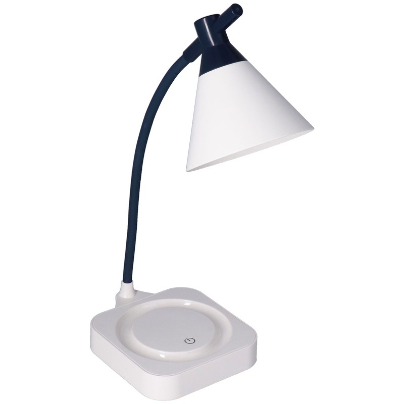 LED Table Light 3 Levels Dimming USB Charging Adjustable Gooseneck
