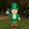 Gemmy Airblown Inflatable Leprechaun, 3.5 ft Tall