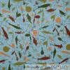 Robert Kaufman Fabrics BonEful Fabric FQ Flannel Cotton Quilt Blue