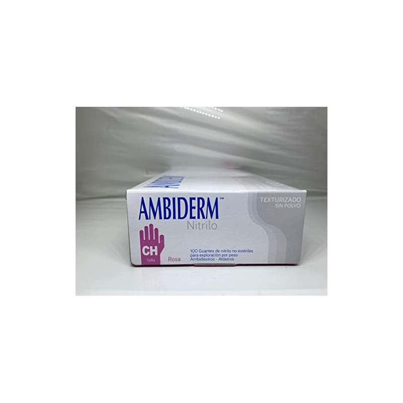 AMBIDERM | Guante de Nitrilo Soft Sin Polvo Caja con