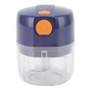 Garlic Chopper Electric Portable Blue 3 Blade Design 250mg Capacity