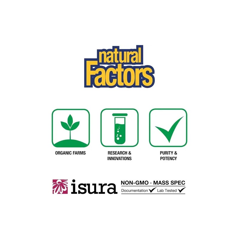 Natural Factors Multienzimas 60 Cápsulas Vegetales Sin Sabor