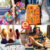 Buer Homie 50 PCS Alphabet Decals, Learning Letter Waterproof Stickers