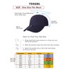 TSSGBL - Gorros de béisbol clásicos 100% algodón estructurados ajustables