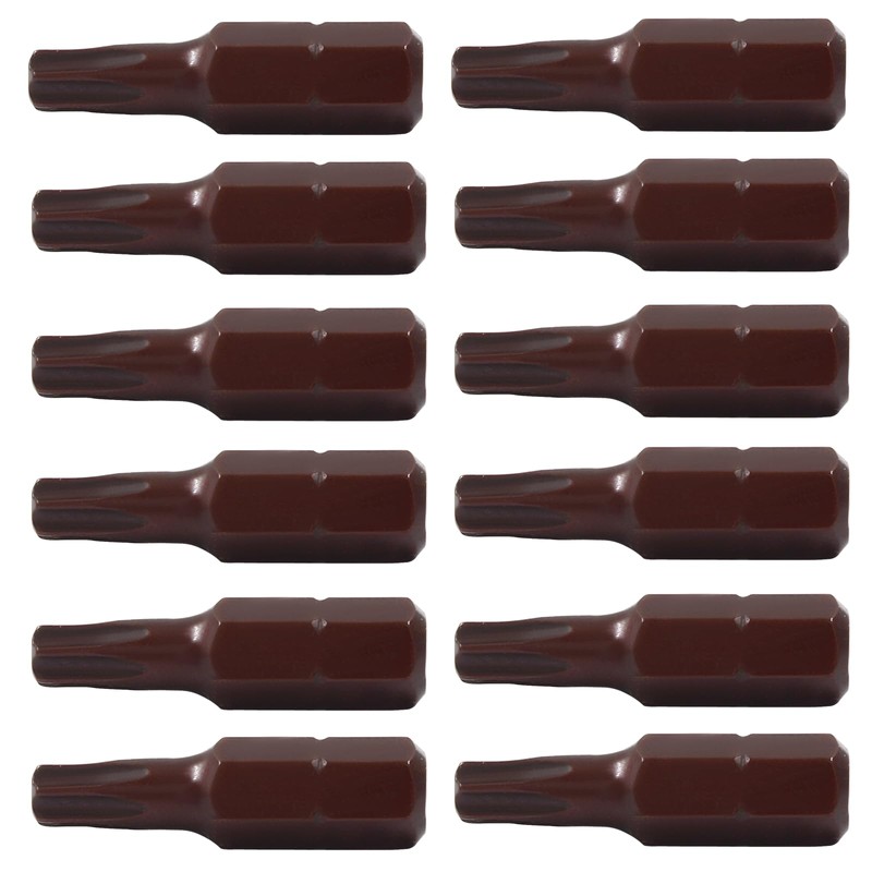 Bivethoi T25 Torx Impact Screwdriver Bit Set, 1/4" Magnetic Screw