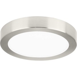 Progress Lighting 7" Edgelit Round Trim Ring Light, Everlume Collection, Indoor, P860049-009, Brushed Nickel