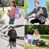 SAMIT Anime Luminous Backpack with USB Charging Port Anti Theft