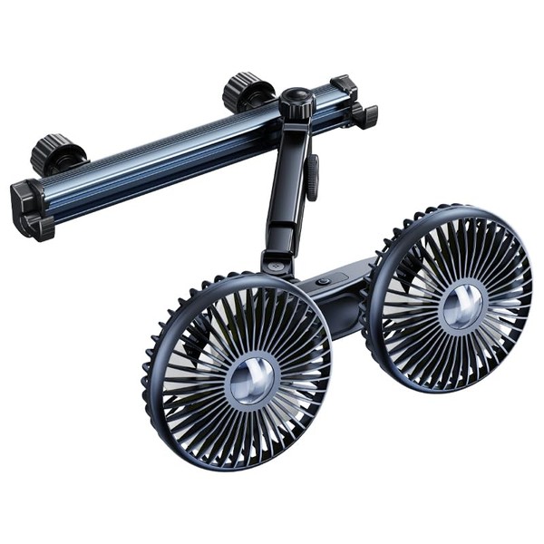 Adjustable Car Fan for Back Seat,Portable USB Fan with Extension