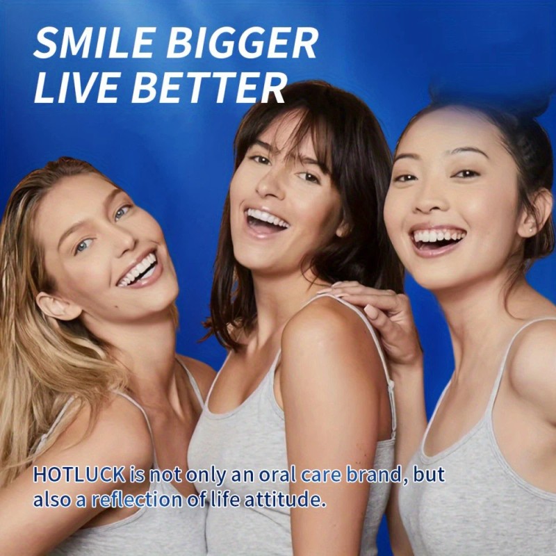 Unbranded Safe Easy-to-Apply Rapid At-Home Reliable User-Friendly Teeth Brightening Strips