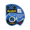 Scotch Wall-Safe Tape, 1 Dispenser Roll, Removable Wall Safe Tape,