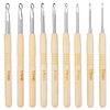 Crochet Hook Set, 9 Pcs Ergonomic Handle for Arthritic Hands, 