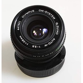 Olympus 28MM F3.5 Wide Angle SLR DSLR Olympus OM Mount Camera Lens (Renewed)