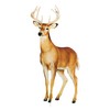 Collections Etc Realistic Deer Outdoor Metal Garden Stake - Set