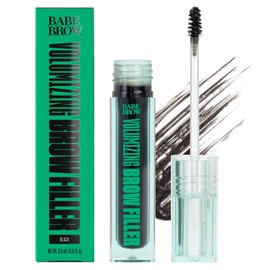 Babe Original Babe Brow Volumizing Eyebrow Filler - Tinted Brow Gel with Peptides & Biotin, Fuller, Thicker Brows, Smudge Resistant Brow Mascara, Black