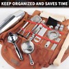 Bartending Tool Bag Portable Large Capacity Stylish Adjustable Shoulder Strap