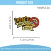 Ficsowy"Don't Perceive Me" Introvert Enamel Pin,Funny Lapel Pin - Social