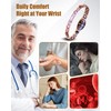 Jeracol Copper Cross Magnetic Bracelet for Women - 99.9% Solid