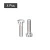 uxcell Knurled Thumb Screws, M6x20mm Brass Shoulder Bolts Grip Knobs