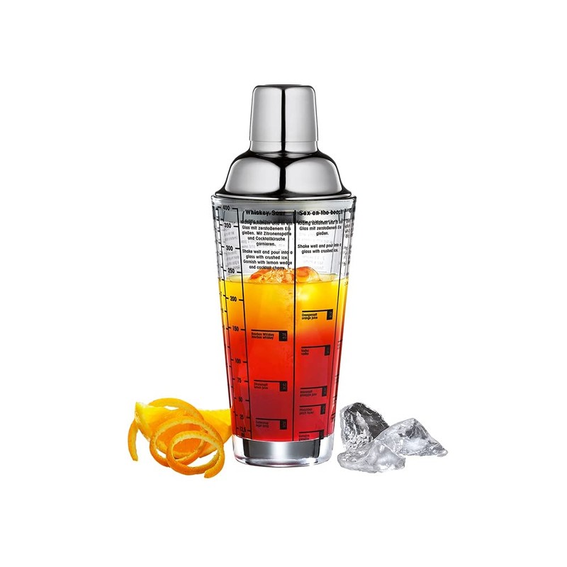 Cilio KP0000200300 Cocktailshaker, 18/8 Edelstahl