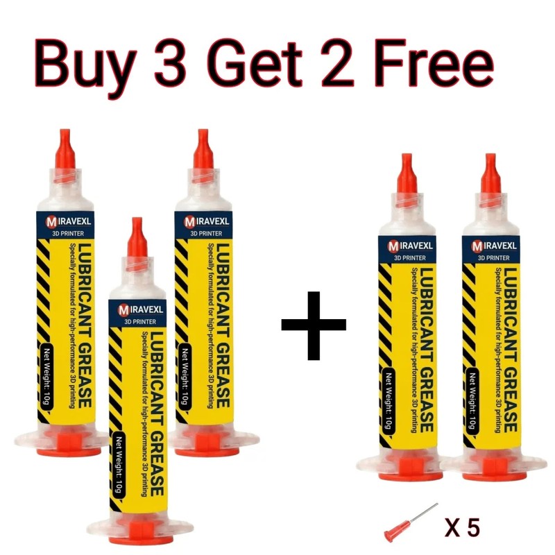 White Lubricant Grease for 3D Printer Maintenance – Rail &