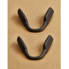 Kygear 2 Pairs Black Silicone Replacement Nose Piece Compatible with