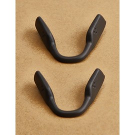 Kygear 2 Pairs Black Silicone Replacement Nose Piece Compatible with Oakley Coinflip OO4144/BXTR OO9280/Hex Jector OX8032 Sunglasses, Anti-Slip Silicone Rubber Nose Cushions Nose Guard Nose Pads