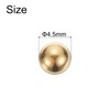 sourcing map 50pcs Precision Solid Brass Bearing Balls 4.5mm Industrial