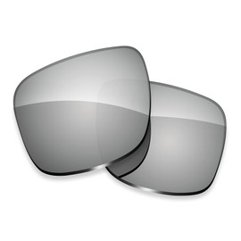 ToughAsNails Polarized Lens Replacement for Oakley Holbrook XL OO9417 Sunglasses - More Options Silver Chrome One Size, Silver chrome