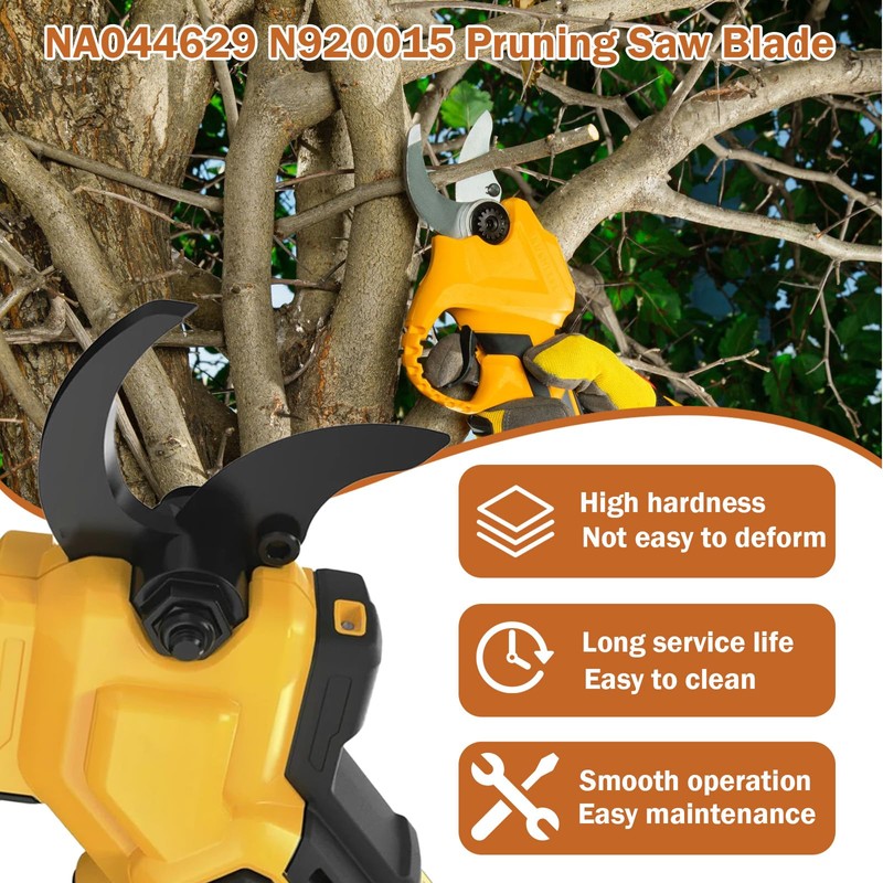 N920015+NA044629 Pruning Shear Blade Compatible with Dewalt 20V MAX Cordless