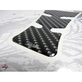 BIKE-label Tank Pad Carbon Look Black Compatible with Yamaha 503017