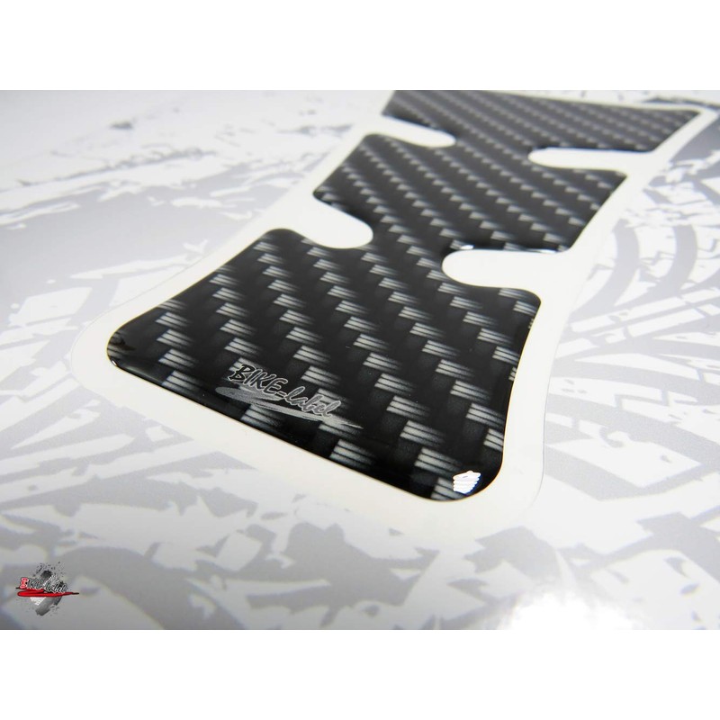 BIKE-label Tank Pad Carbon Look Black Compatible with Yamaha 503017