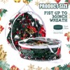 Christmas Wreath Storage Container 30 Inch Clear Wreath Storage Bags