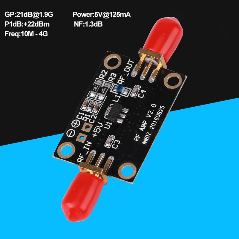 RF Amplifier, Low Noise Amplifier, 21DB Low Noise Amplifier Module
