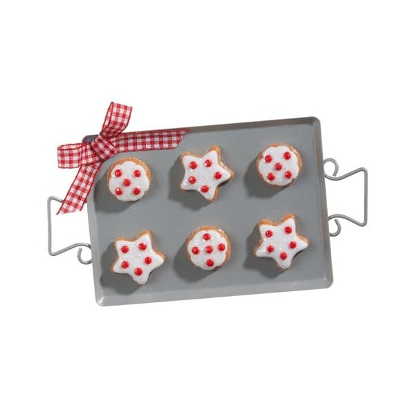 The Bridge Collection 3.5" Christmas Cookie Tray Ornament - Home
