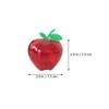 HEMOTON 8PCS Plastic Bobbing Apples Filled Bobbing Apple Containers Toy