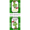 Unbranded 24 Christmas Plaid Grinch Tic Tac Labels Party Favors