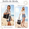 Bolso de Playa para Mujer, Bolso Tote Grande para Señoras,