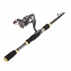 Fishing Rod Kit Carbon Fiber Telescopic 1.8m Fishing Pole and