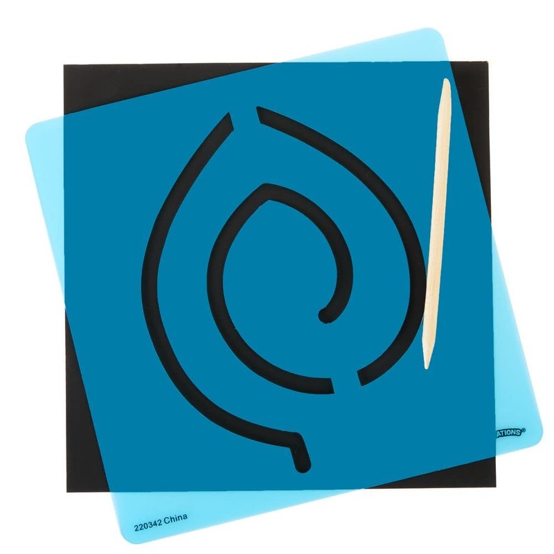 Colorations Scratch Art Boards and Mindfulness Stencils