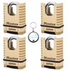 Master Lock 1177D 2-1/4in (57mm) Wide ProSeries Shrouded Brass Resettable