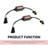 lekiliky 2PCS Car LED Bulb Decoder, Vehicle 9006 HB4 9012