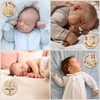 Hatzelou 7Pcs Baby Monthly Milestone Circles, Winnie Baby Stuff, Double-Sided