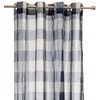 Lorraine Home Fashions 09570-84-00220 NAVY Courtyard Grommet Window Curtain Panel,