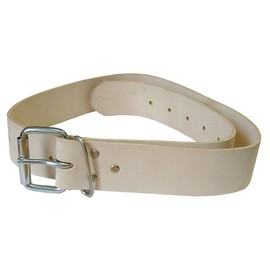 Faithfull FAILB134 Heavy-Duty Leather Belt 45mm and 1.3/4-inch, Beige