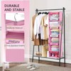 VERONLY Weekly Hanging Closet Organizer for Kids, 6-Shelf Clothes Storage