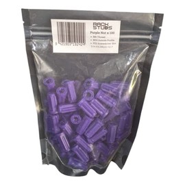 Rackstuds - M6 Nut 100-Pack, Suits All Series II Including New Duo | M6 Nuts Glass Reinforced Nylon for Enhanced Durability & Secure Hold - Ideal Solution for Easy Server Rack Installation - Purple