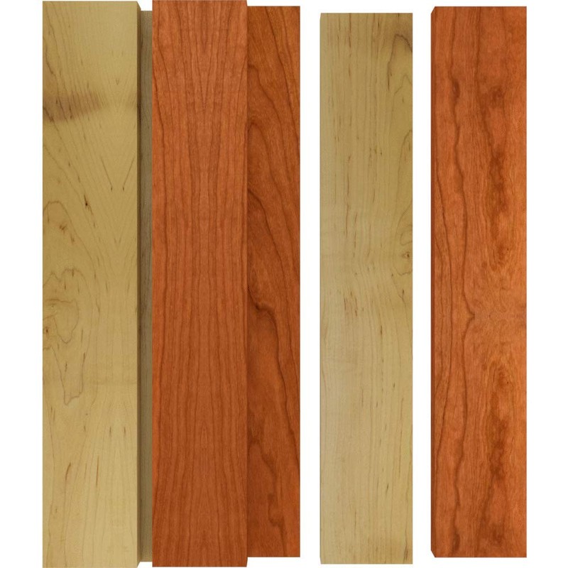 (6) Maple/Cherry Boards 3/4" X 4" X 24" (3 Maple,