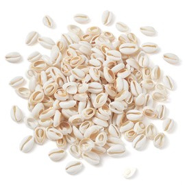 Craftdady 500g Natural Cowrie Shell Beads Sea Shells Beach Seashells Spiral Shells Charms Beads with No Hole for Fish Tank Vase Filler Jewellery Making